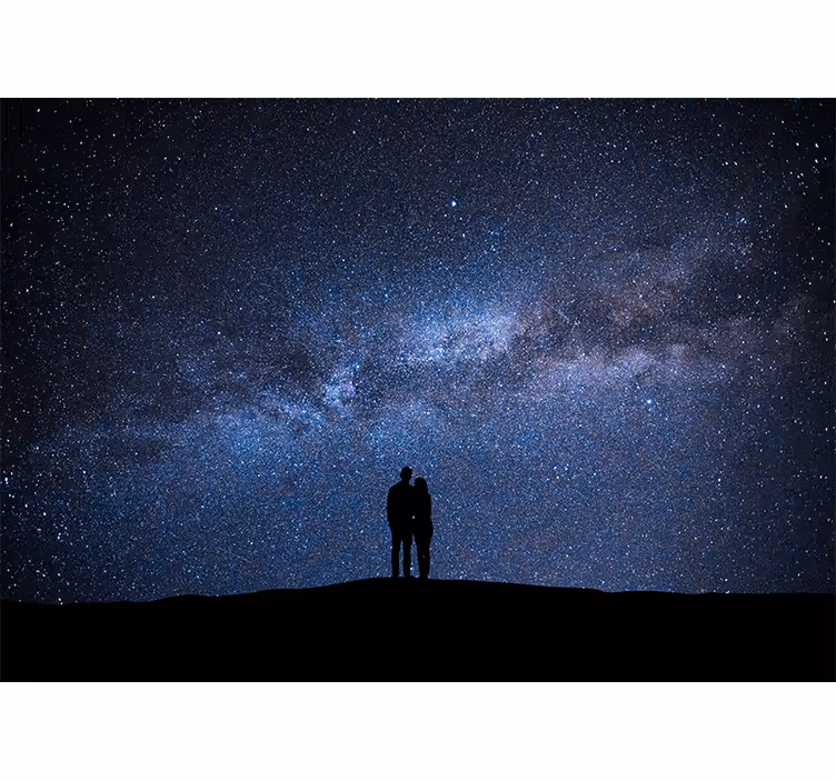 Fototapete liebe sternenacht liebe - TenStickers