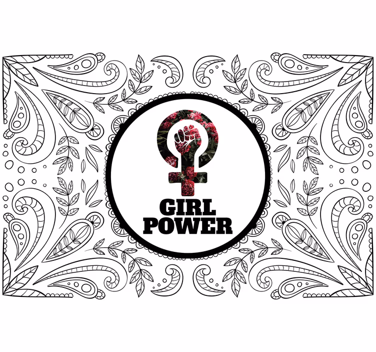 Fototapete sprüche für frauenpower - TenStickers