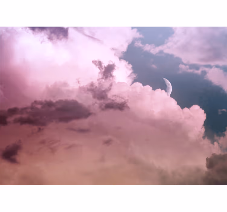 Fototapete himmel wolkenmondlicht himmel - TenStickers