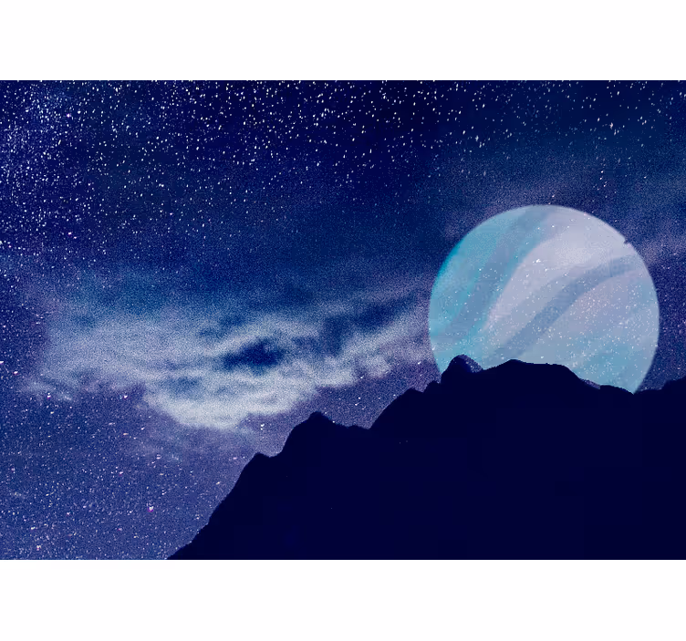 Fototapete weltraum sternenhimmel nacht - TenStickers
