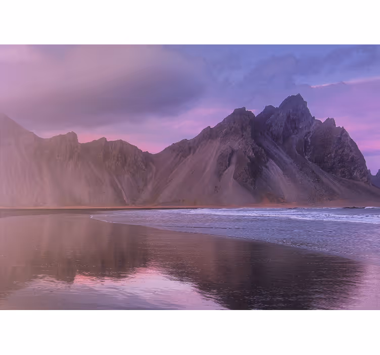 Fototapete landschaften majestätische bergansicht - TenStickers