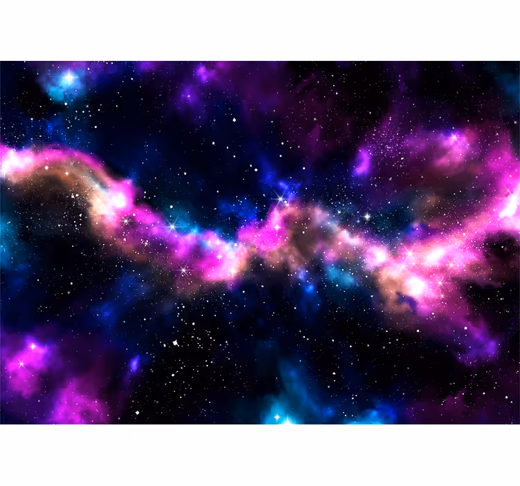 Fototapete weltraum kosmische nebellandschaft - TenStickers