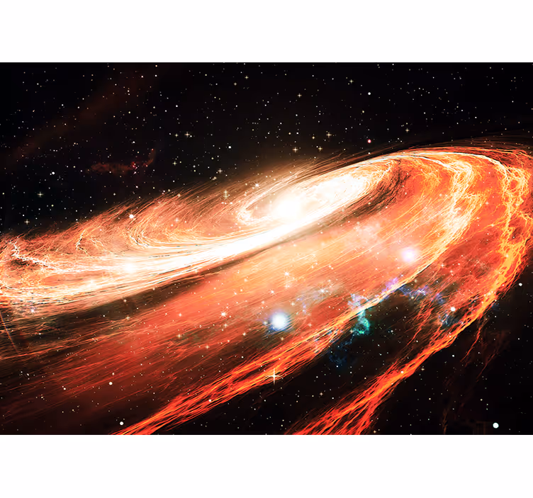 Fototapete weltraum galaktischer spiralwirbel - TenStickers