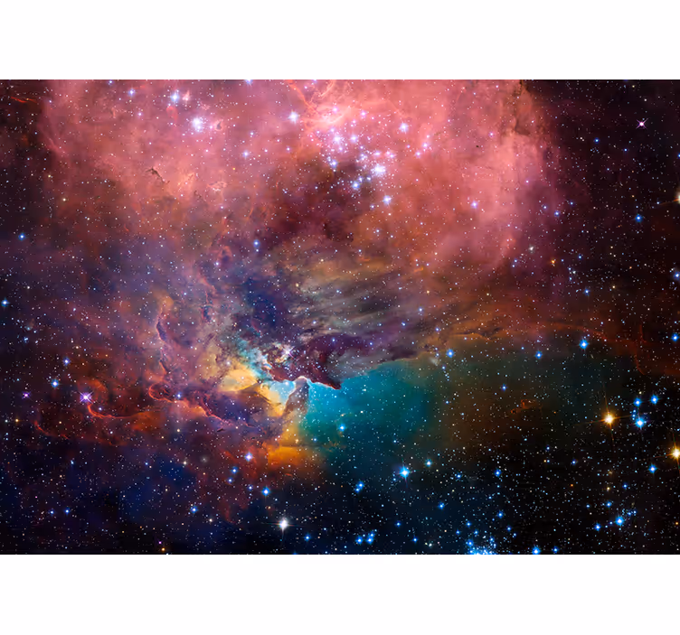 Fototapete weltraum kosmische nebel szene - TenStickers