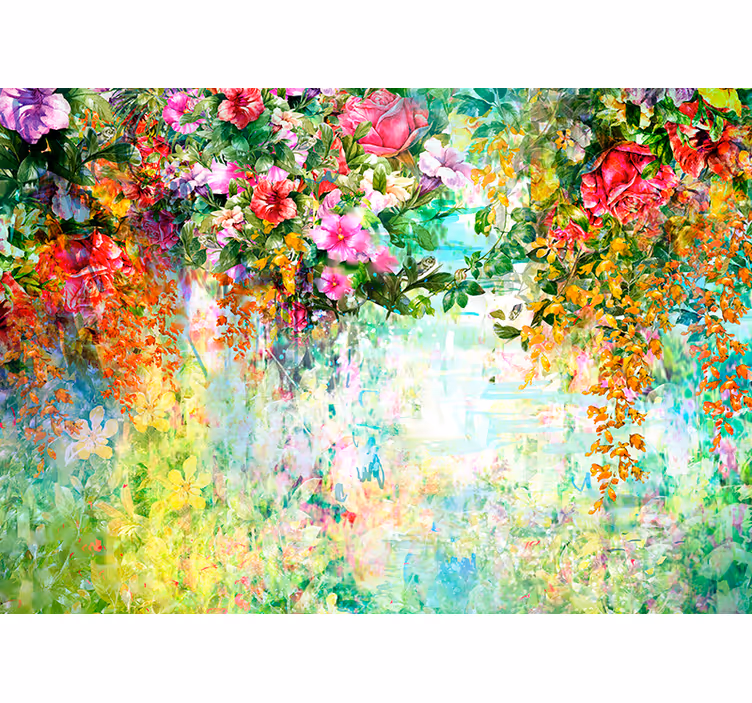 Fototapete blumen im floralen blüten-design - TenStickers