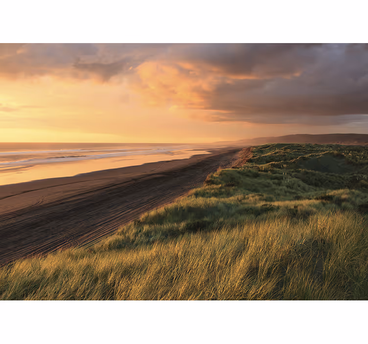 Fototapete meer harmonischer sonnenuntergang - TenStickers