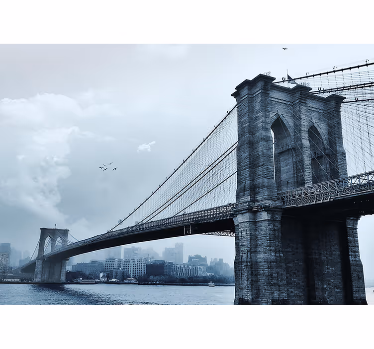 Fototapete new york brooklyn bridge motiv - TenStickers