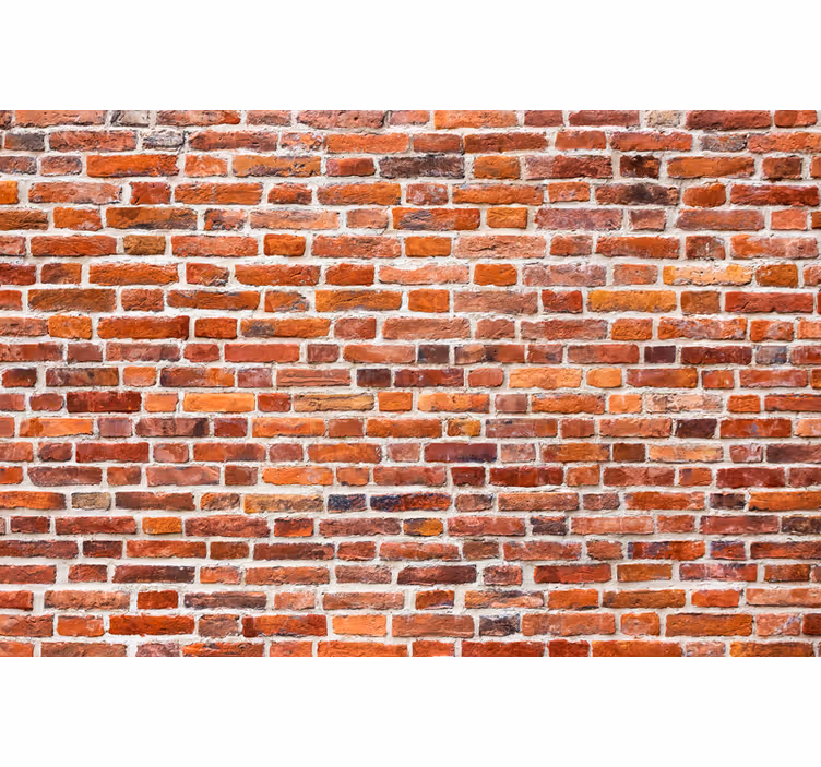 Fototapete ziegelwand im rustikalen steinmuster - TenStickers