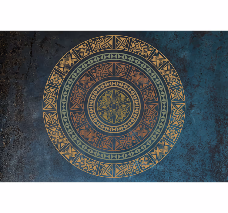 Fototapete mandala mit komplexen geometrischen mustern - TenStickers