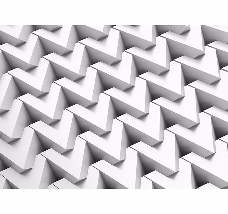 Fototapete textur in dreidimensionalem chevron - TenStickers