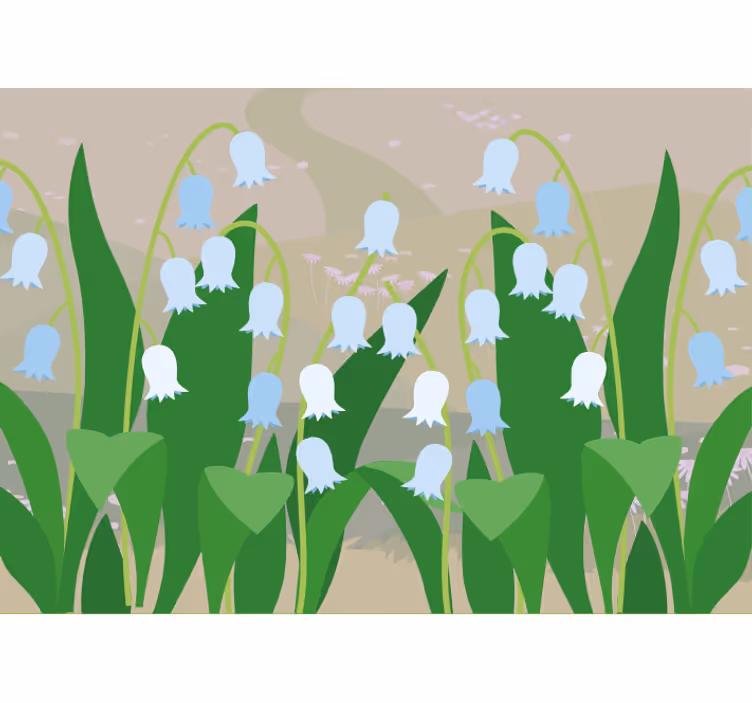 Fototapete blumen zarte blumenblüten - TenStickers