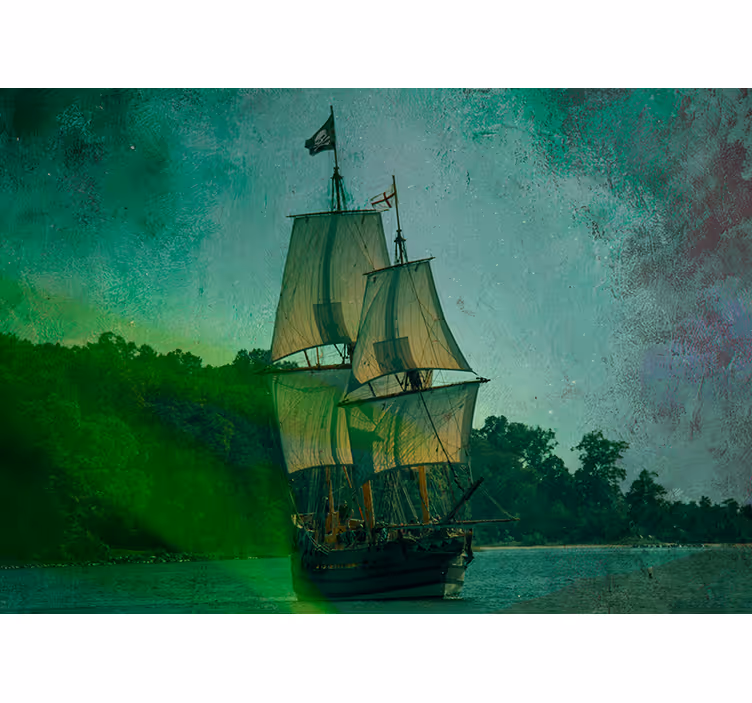 Fototapete fahrzeuge segelschiff - TenStickers