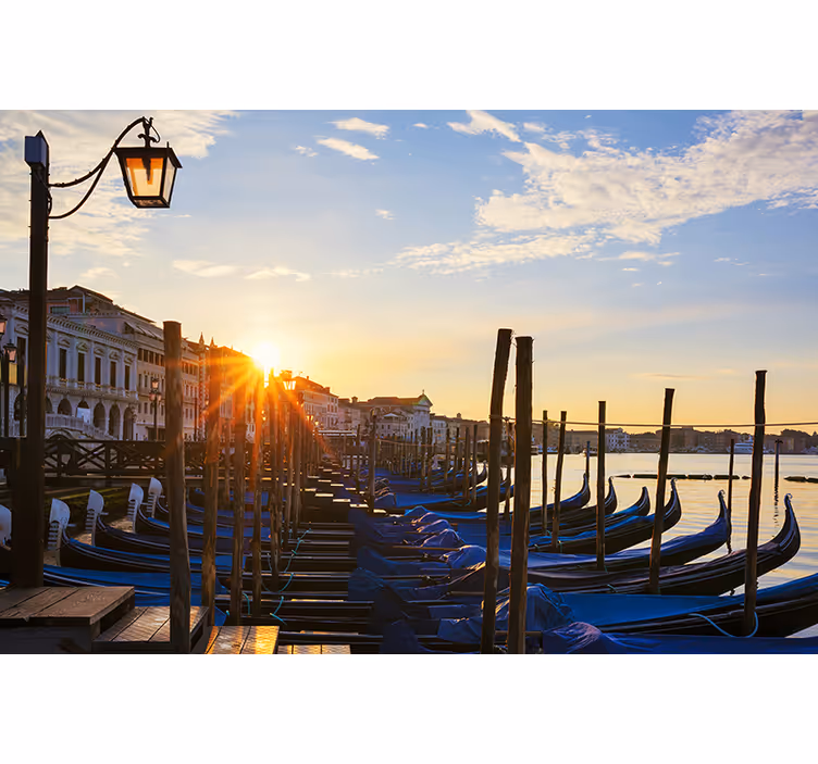 Fototapete städte venezianischer sonnenuntergang - TenStickers