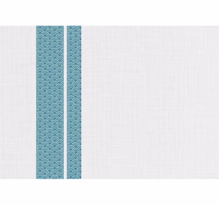 Fototapete Textur welliges blaues muster - TenStickers