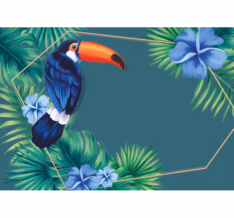Fototapete tiere tukan vogel tropisch - TenStickers