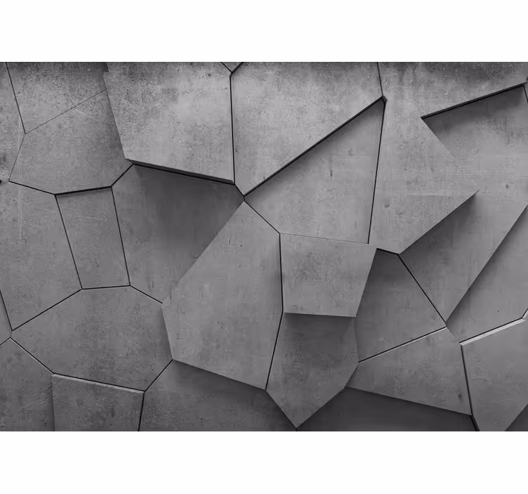Fototapete textur geometrische betonanordnung - TenStickers