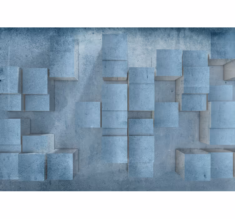 Fototapete textur geometrisches blockmuster - TenStickers