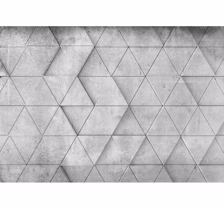 Fototapete textur geometrisches betonmuster - TenStickers