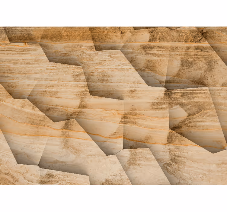 Fototapete texturen und muster geometrische steinmuster - TenStickers