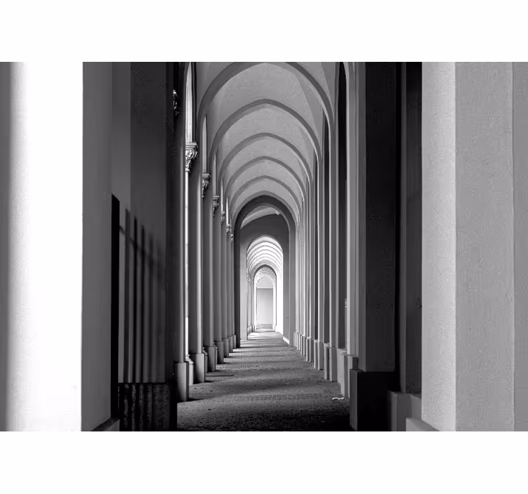 Fototapete städte mit architektonischer durchsicht - TenStickers