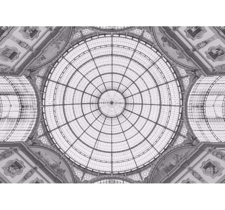 Fototapete kunst glaskuppel architektur - TenStickers