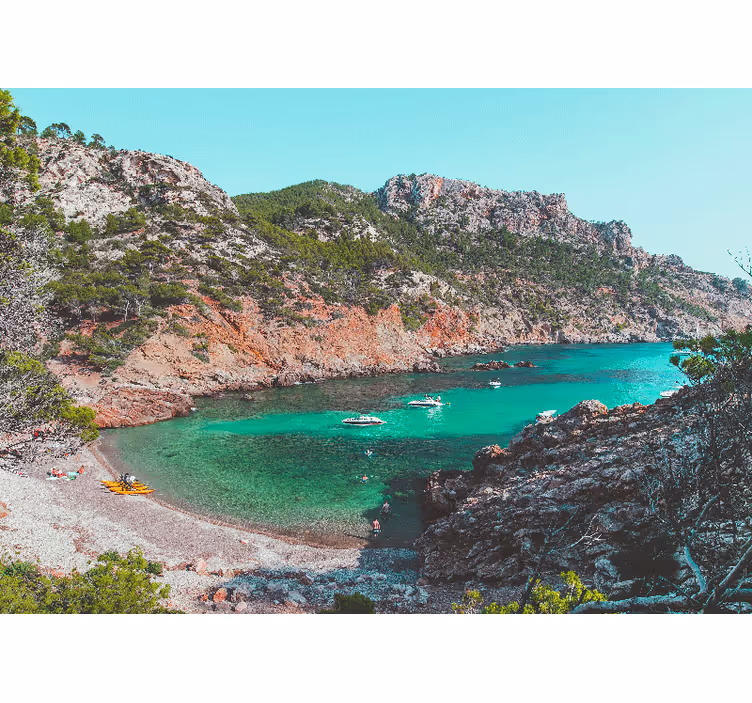 Fototapete landschaften cove küstenansicht - TenStickers