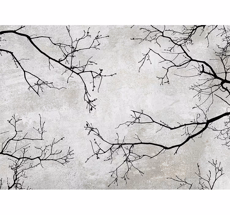 Fototapete Natur zweig-silhouette-design - TenStickers