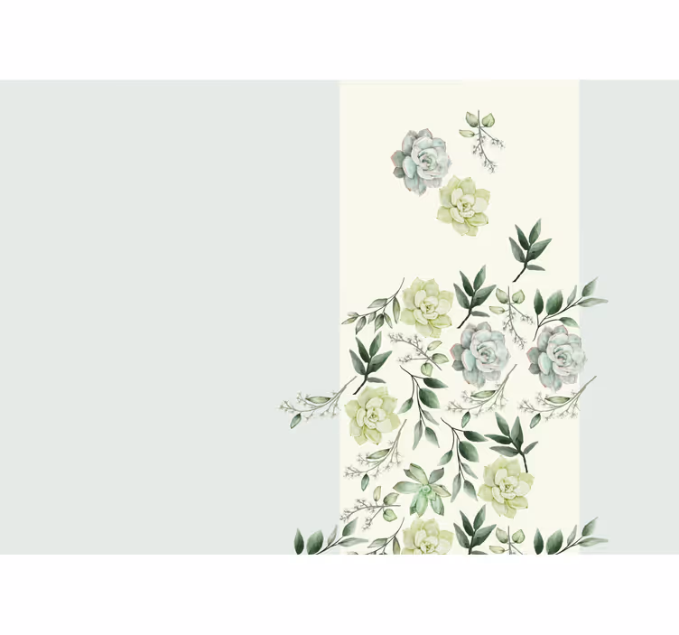 Fototapete blumen sukkulenten blumenarrangement - TenStickers