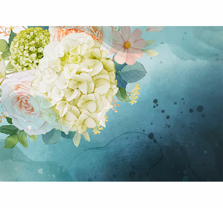 Fototapete blumen blumenstrauß arrangement - TenStickers