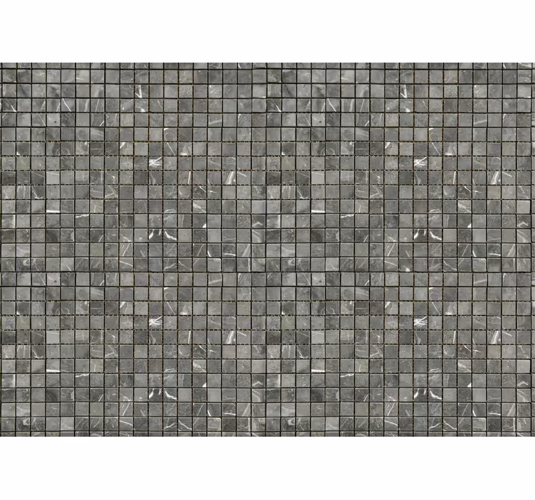 Fototapete Badezimmer schwarze Fliesen - TenStickers