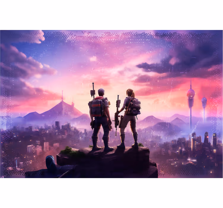 Fototapete Jugendzimmer Abenteuer Games - TenStickers