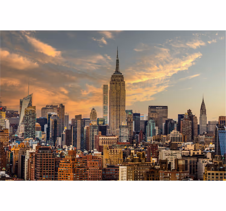 Fototapete Büro New Yorker Skyline - TenStickers