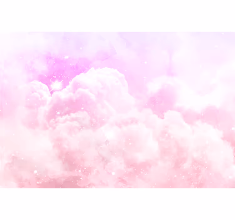 Fototapete Kinderzimmer rosa Himmel - TenStickers