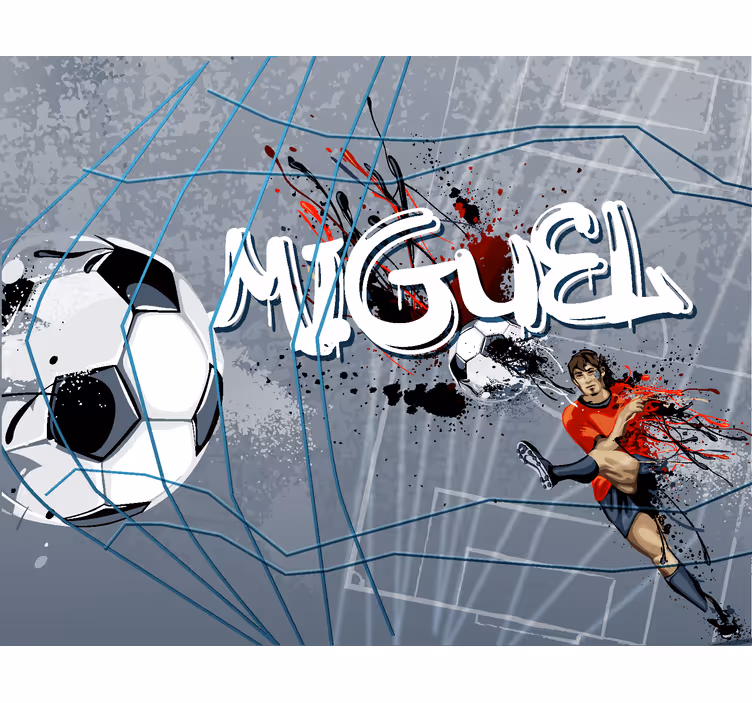 Fototapete Jugendzimmer Fußballtor - TenStickers
