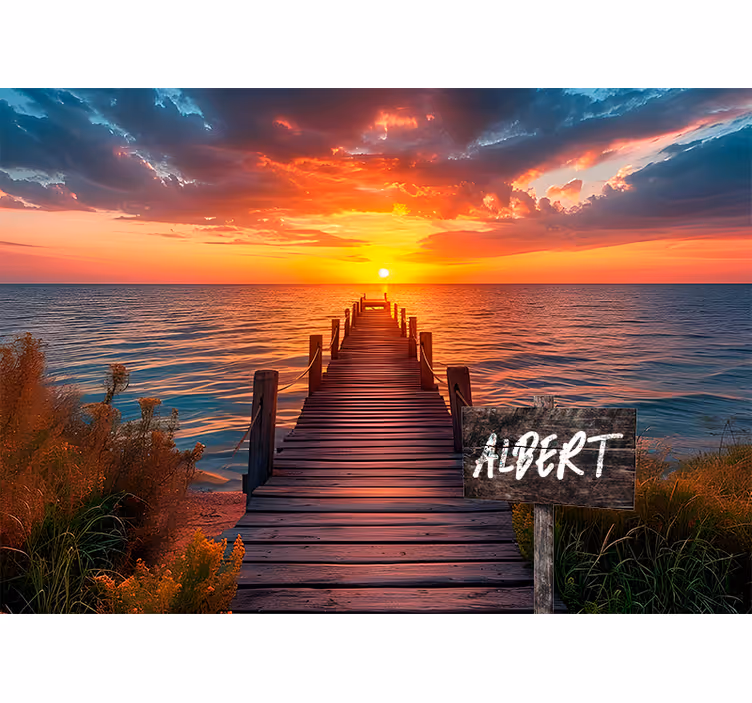 Fototapete Jugendzimmer Sonnenuntergang  - TenStickers