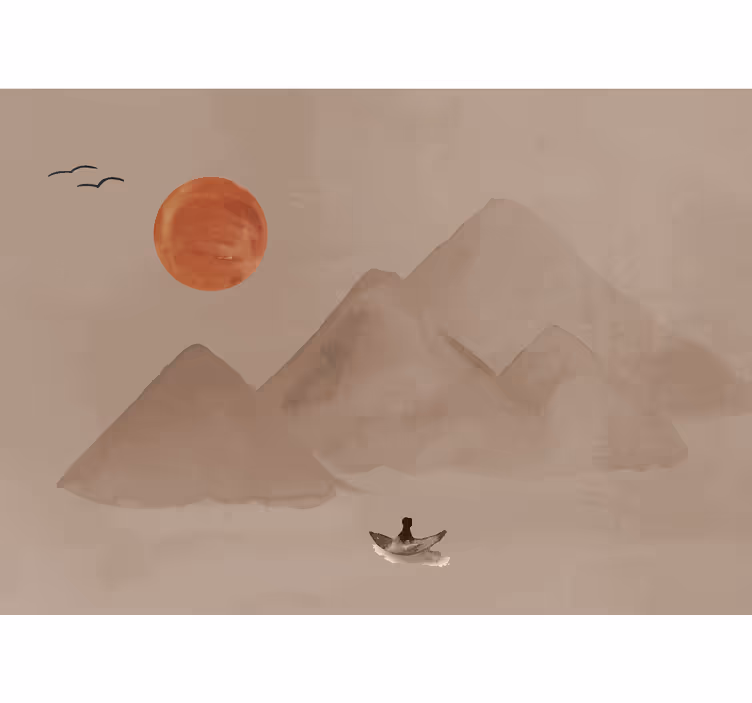 fototapet japanische atmosphäre - TenStickers