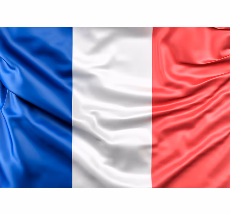 Fototapete Länder französische Flagge - TenStickers