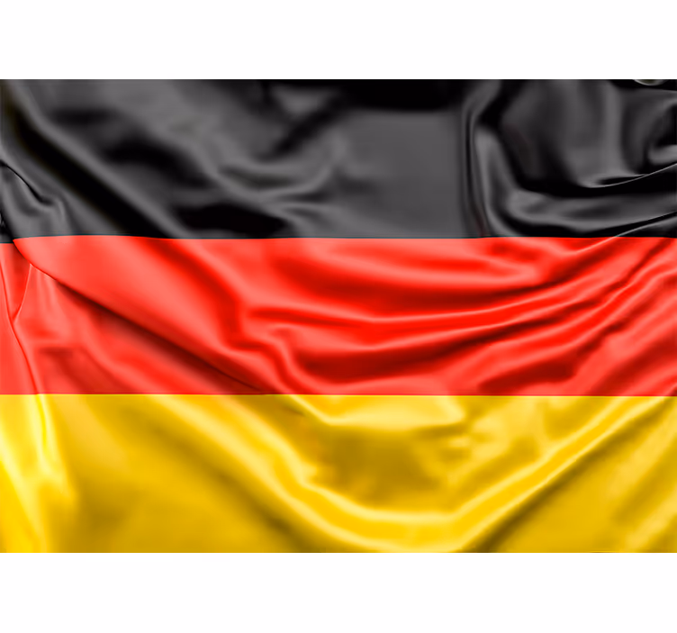 Fototapete Städte und Länder deutsche flagge - TenStickers