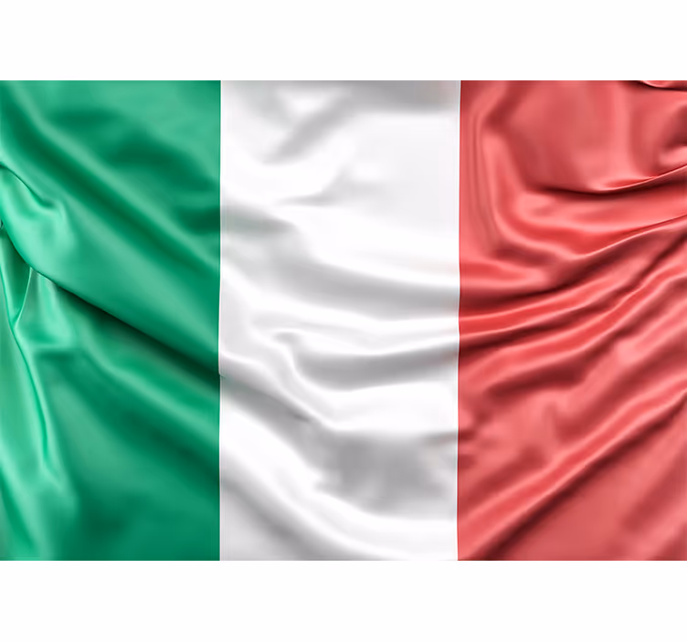 Fototapete Städte und Länder italienische flagge - TenStickers