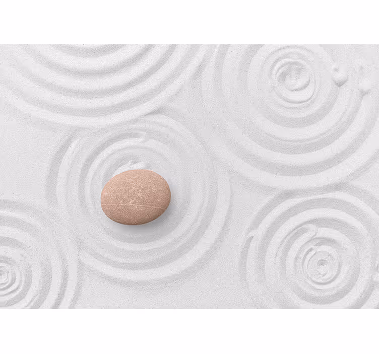 Fototapete Zen abstraktes wirbelmuster - TenStickers