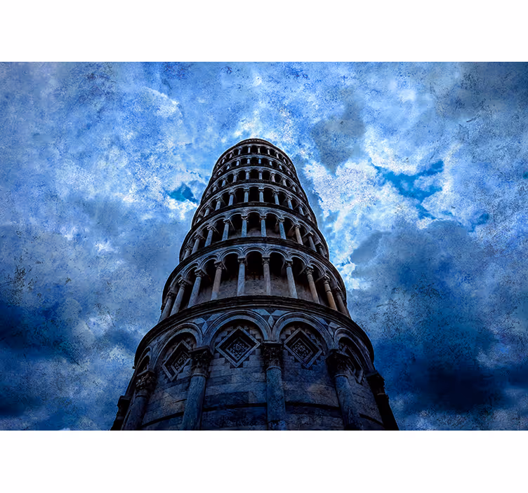 Fototapete Städte und Länder wandbild des pisa-turmes - TenStickers