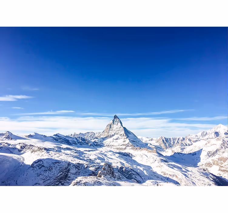 Fototapete Berge alpenpanoramablick - TenStickers