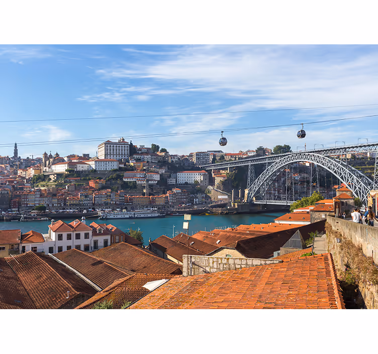 Fototapete städte und länder porto flussansicht - TenStickers