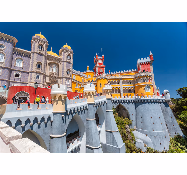 Fototapete Städte und Länder sintra burg - TenStickers