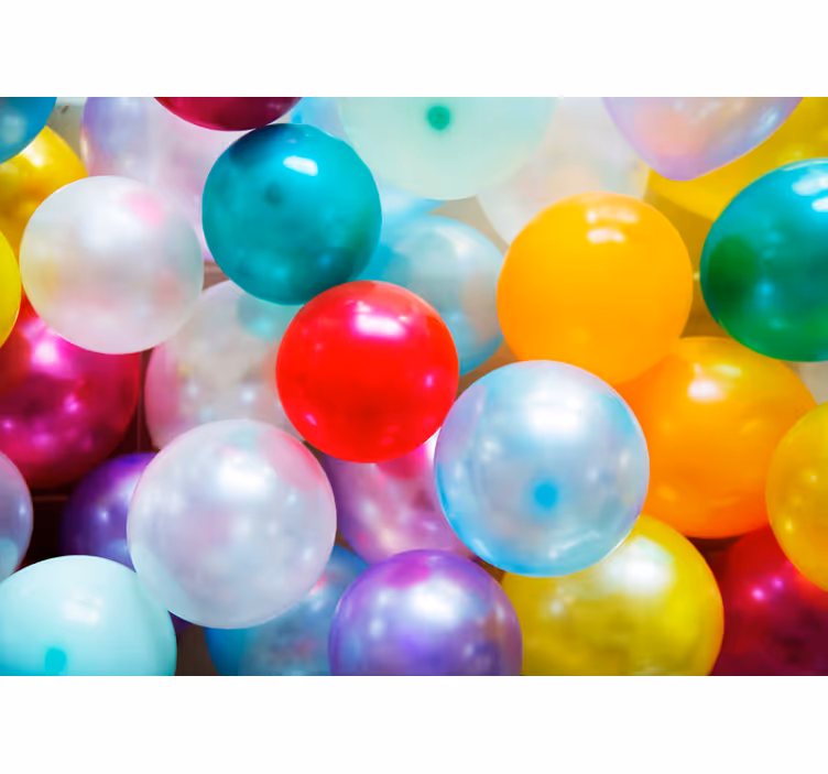 Fototapete Kinderzimmer lebendiges ballonmosaik - TenStickers