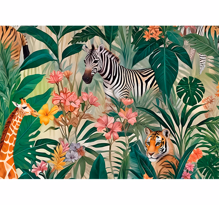 Fototapete Tiere Naturexplosion - TenStickers