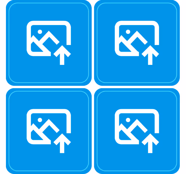 Untersetzer personalisiert Personalisiertes hundefoto - TenStickers