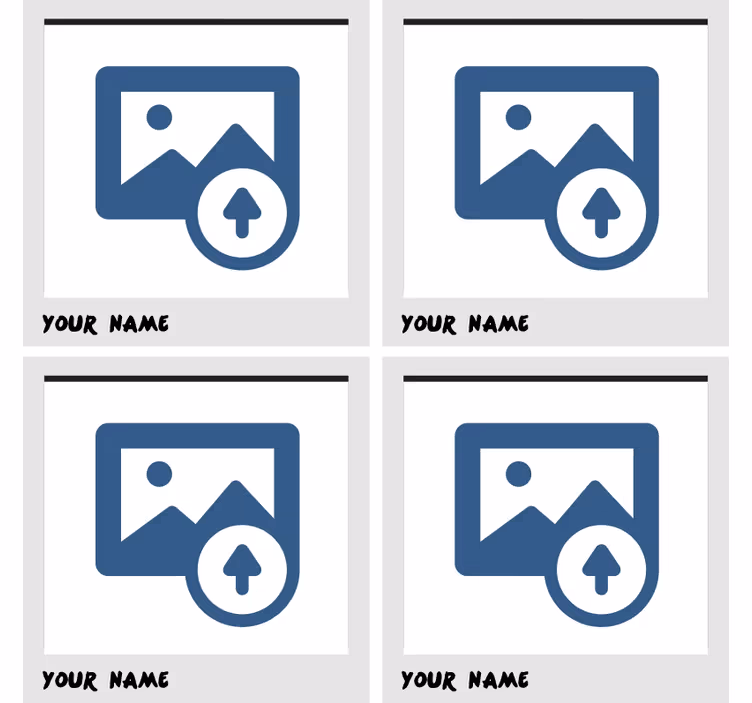 Untersetzer personalisiert fotohalter individuell - TenStickers