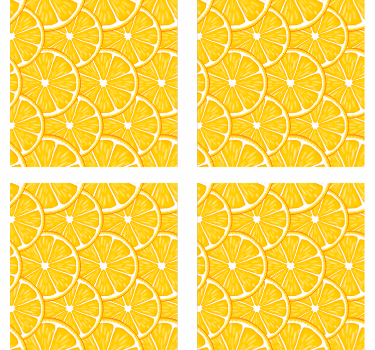 Untersetzer im citrus-scheiben-design - TenStickers