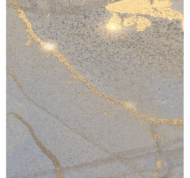 Untersetzer mit elegantem goldfolien-oberfläche - TenStickers